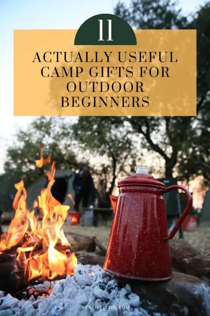 11 Actually Useful Camp Gifts for Outdoor Beginners Pin